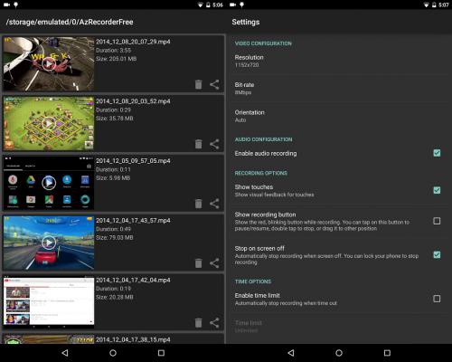 โหลดแอป AZ Screen Recorder
