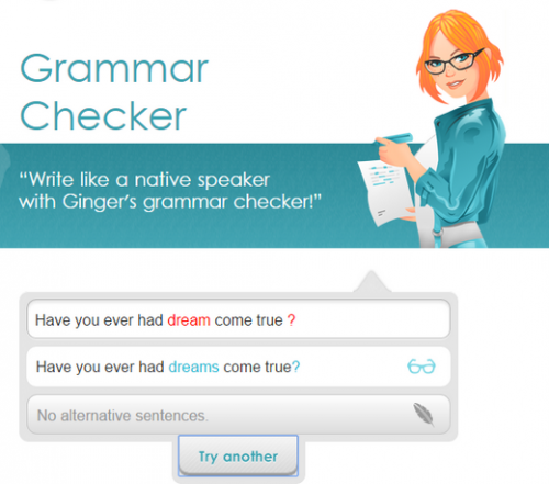 โปรแกรมตรวจแกรมม่า Ginger