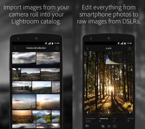 App ไลท์รูม Adobe Lightroom Mobile