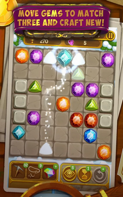 Gemcrafter Puzzle Journey (App เกมส์เรียงเพชรใหม่) : Gemcrafter Puzzle Journey (App เกมส์เรียงเพชรใหม่) :