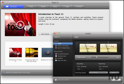 โปรแกรมไรท์แผ่น Toast Titanium โปรแกรมไรท์แผ่น Toast Titanium