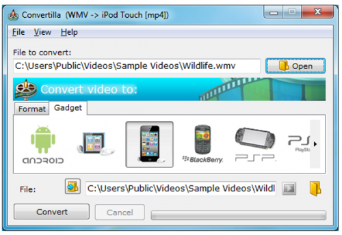 ดาวน์โหลดโปรแกรม Convertilla