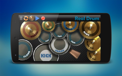 Real Drum (App เครื่องดนตรี กลองชุดเสียงแน่น ฟรี) : 