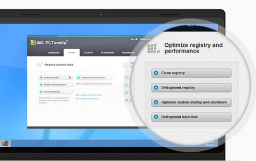 โปรแกรมปรับแต่งคอมพิวเตอร์ AVG PC TuneUp
