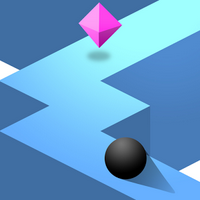 ZigZag (App เกมส์พัซเซิล บังคับลูกบอลไปตามทาง) : 