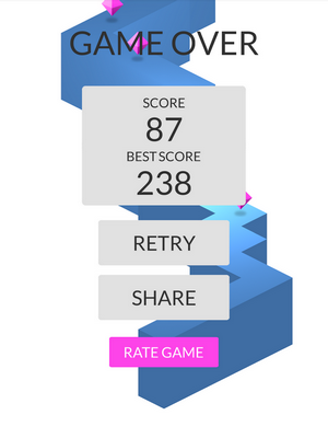ZigZag (App เกมส์พัซเซิล บังคับลูกบอลไปตามทาง) : 