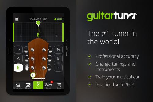 App ตั้งสายกีต้าร์ จูนสายกีต้าร์ Guitar Tuner Free