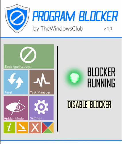 ดาวน์โหลดโปรแกรม Program Blocker ดาวน์โหลดโปรแกรม Program Blocker