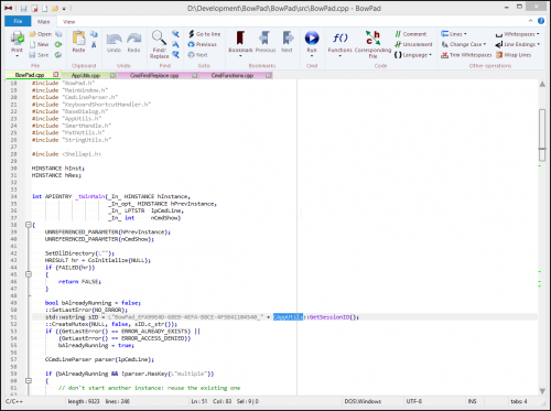 โปรแกรมเขียนโปรแกรม BowPad