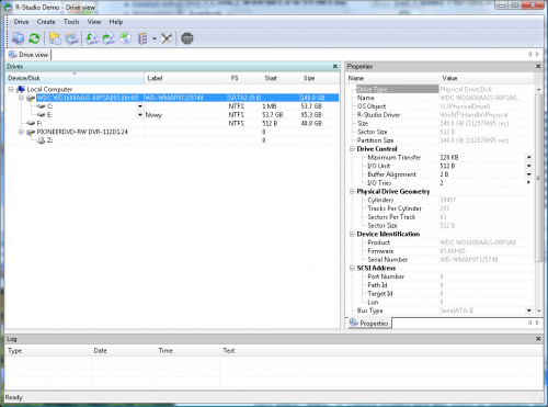 โปรแกรมกู้ข้อมูล R-Studio โปรแกรมกู้ข้อมูล R-Studio