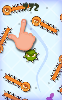 Mmm Fingers (App เกมส์ลากนิ้วหลบสิ่งกีดขวาง ฟรี) : 