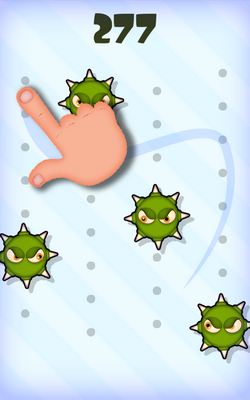 Mmm Fingers (App เกมส์ลากนิ้วหลบสิ่งกีดขวาง ฟรี) : 