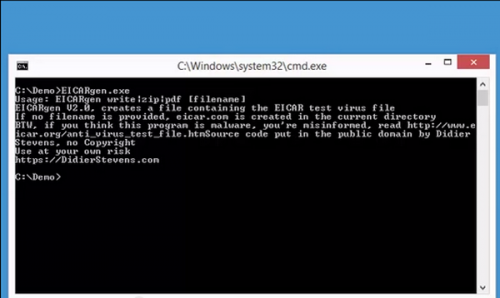 ดาวน์โหลดโปรแกรม EICARgen 