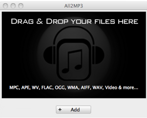 โปรแกรมแปลงไฟล All2MP3