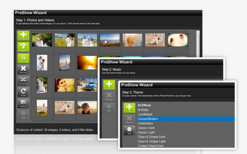 โปรแกรมสร้างสไลด์รูปภาพพร้อมเสียง ProShow Producer 