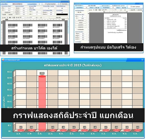 โปรแกรมขายหน้าร้าน คิดเงิน bSoft POS