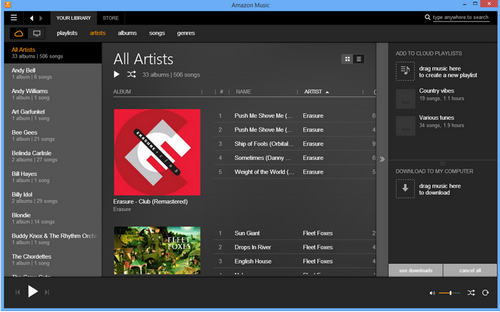 โปรแกรมฟังเพลง Amazon Music