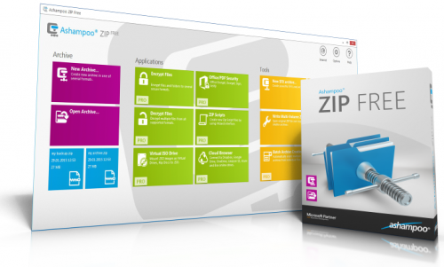 โปรแกรมบีบอัดไฟล์ Ashampoo Zip Free