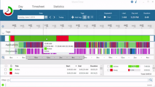 โปรแกรมจับเวลา ManicTime