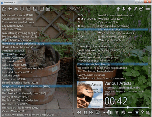 โปรแกรมฟังเพลง PlumPlayer