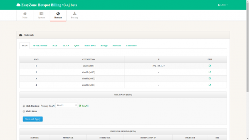 โปรแกรมจัดการอินเทอร์เน็ต EasyZone Hotspot Billing