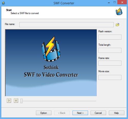 โปรแกรมแปลงไฟล์วิดีโอ SWF to Video Converter โปรแกรมแปลงไฟล์วิดีโอ SWF to Video Converter