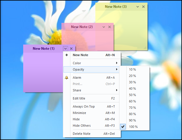 โปรแกรม Post-it