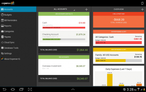 App บันทึกรายรับรายจ่าย Expense IQ