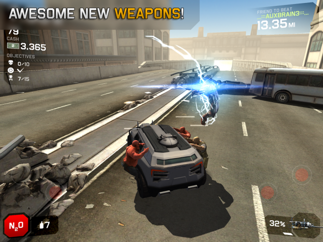 เกมส์ขับรถชิ่งซอมบี้ Zombie Highway 2