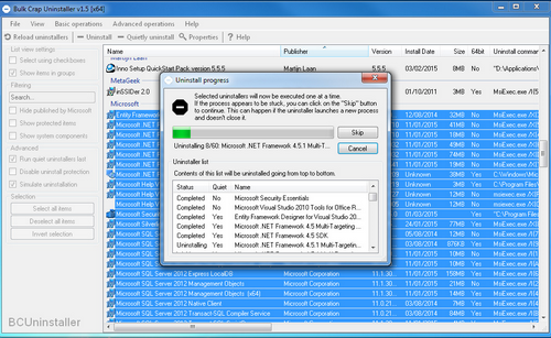โปรแกรมลบโปรแกรม Bulk Crap Uninstaller โปรแกรมลบโปรแกรม Bulk Crap Uninstaller