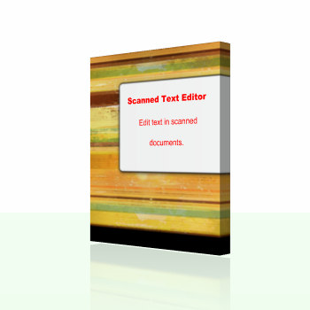 Scanned Text Editor (แก้ไขไฟล์เอกสารที่ถูกสแกนมา แบบเนียนๆ) : 