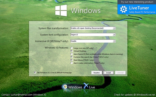 Windows 10 Transformation Pack (เปลี่ยน Windows ให้เหมือน Windows 10) : 