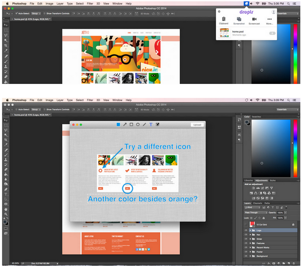 โปรแกรมแชร์ไฟล์ แชร์หน้าจอ Droplr Download โปรแกรมแชร์ไฟล์ แชร์หน้าจอ Droplr Download