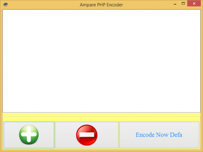 โปรแกรมเข้ารหัสพีเฮชพี Ampare PHP Encoder