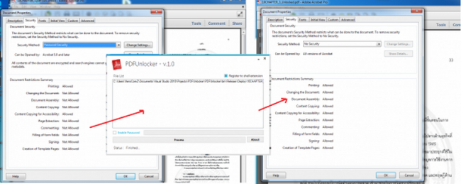 โปรแกรมปลดล็อกไฟล์พีดีเอฟ PDF Unlocker โปรแกรมปลดล็อกไฟล์พีดีเอฟ PDF Unlocker