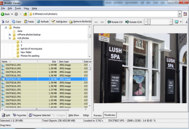 โปรแกรมทำสไลด์โชว์  WildBit Viewer 