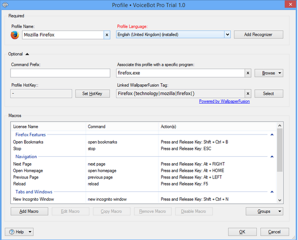โปรแกรมสั่งงานคอมพิวเตอร์ด้วยเสียง VoiceBot โปรแกรมสั่งงานคอมพิวเตอร์ด้วยเสียง VoiceBot