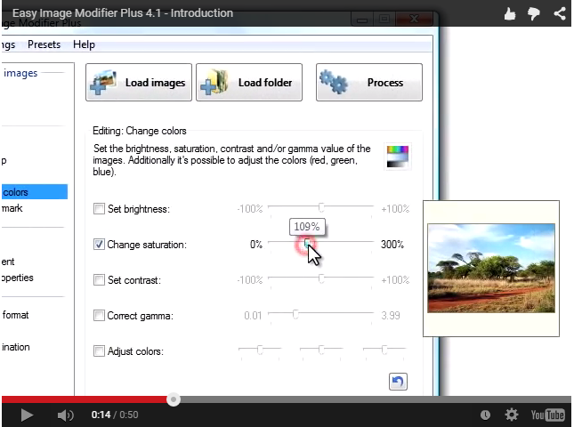 โปรแกรมแต่งรูป Easy Image Modifier