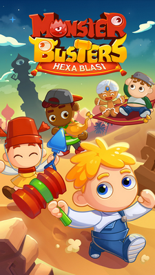 Monster Busters Hexa Blast (App เกมส์เรียงเพชร) : Monster Busters Hexa Blast (App เกมส์เรียงเพชร) :