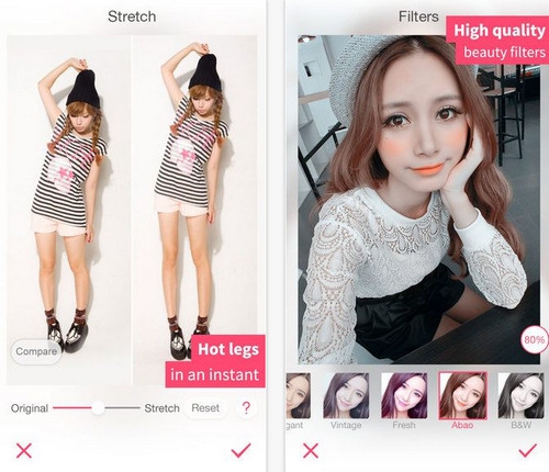 App ตกแต่งภาพ ขาวใสออร่า BeautyPlus
