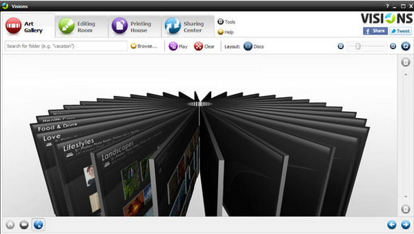 โปรแกรมแต่งภาพสุดเจ๋ง Visions โปรแกรมแต่งภาพสุดเจ๋ง Visions