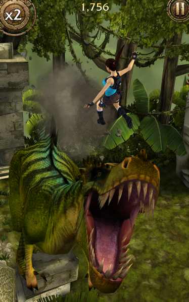 Lara Croft Relic Run (App เกมส์วิ่งสไตล์ทูมไรเดอร์) : 