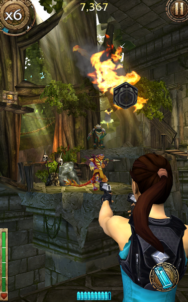 Lara Croft Relic Run (App เกมส์วิ่งสไตล์ทูมไรเดอร์) : 