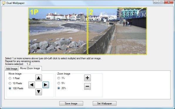 โปรแกรมควบคุม 2 หน้าจอ Dual Monitor Tools