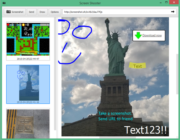 โปรแกรมจับภาพหน้าจอ ScreenShooter