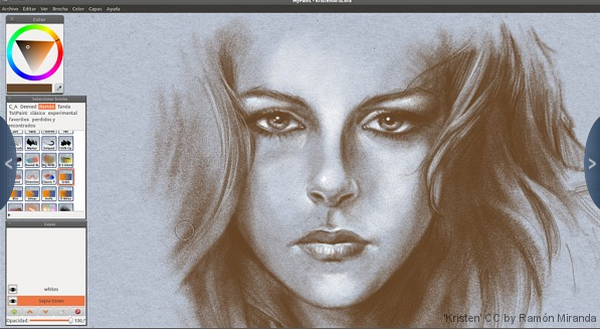 โปรแกรมวาดรูป MyPaint