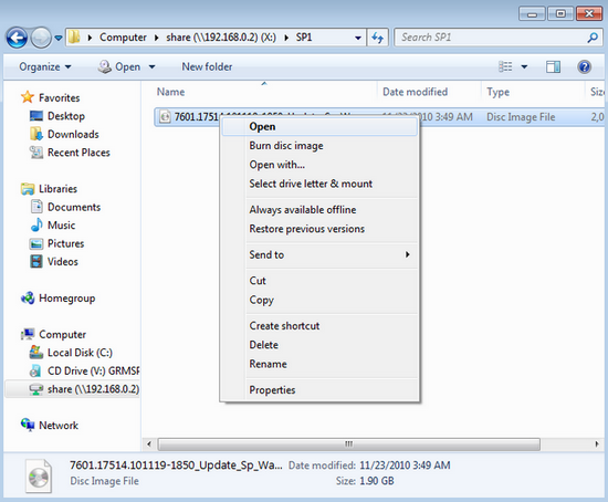 โปรแกรมจำลองไดร์ฟ WinCDEmu โปรแกรมจำลองไดร์ฟ WinCDEmu