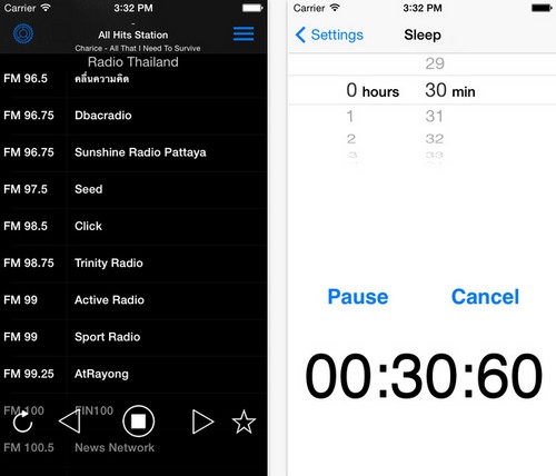 App ฟังวิทยุออนไลน์ฟรี Radio Thailand Free