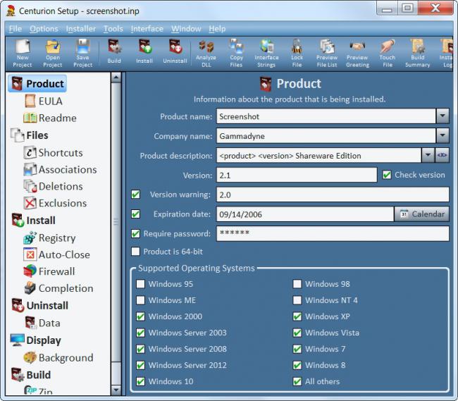 โปรแกรมสร้างตัวลงโปรแกรมอย่างมืออาชีพ Centurion Setup