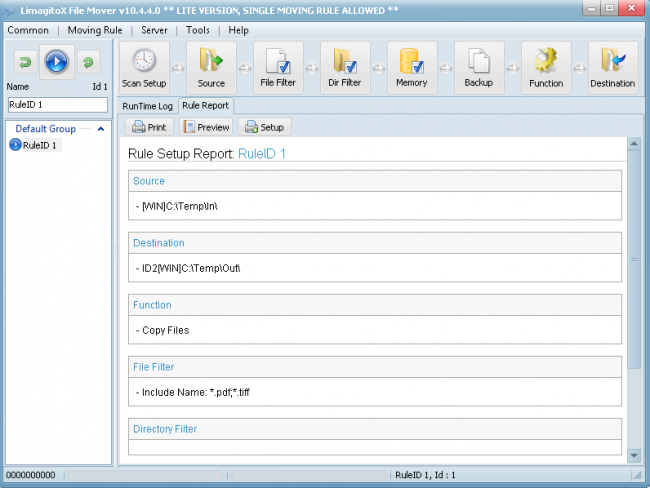 โปรแกรมจัดการไฟล์ LimagitoX FileMover Lite โปรแกรมจัดการไฟล์ LimagitoX FileMover Lite